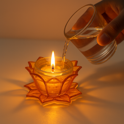 3D REFLECTIVE DIYA SET- FESTIVAL DIWALI DECOR