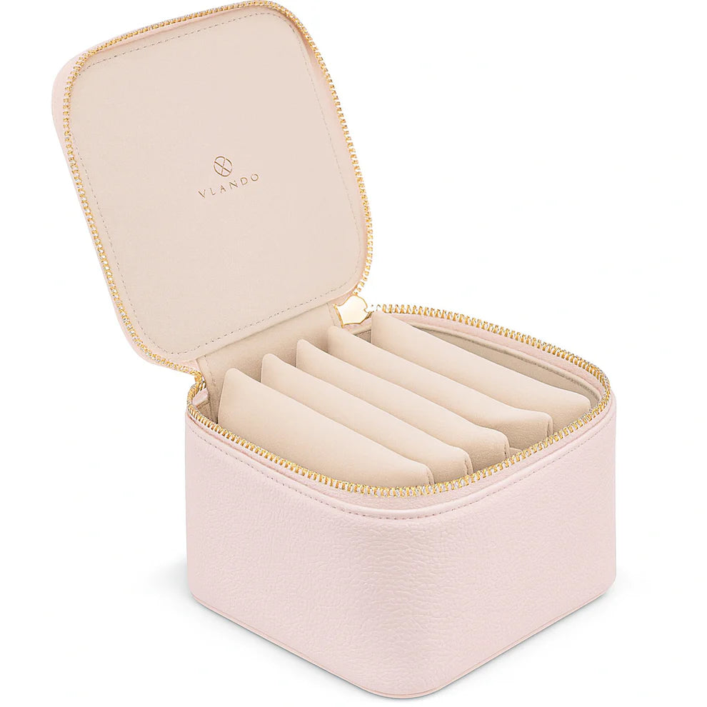 Trendoz Travel Jewellery Organizer with 6 Zipper Pouches