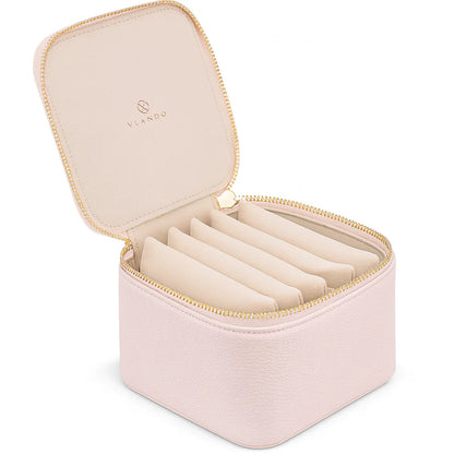 Trendoz Travel Jewellery Organizer with 6 Zipper Pouches