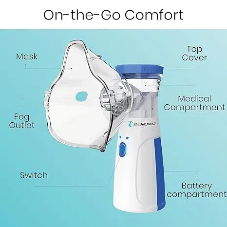 Trendoz™ – Compact Nebulizer | Gentle Vapour | Safe Relief Anytime, Anywhere